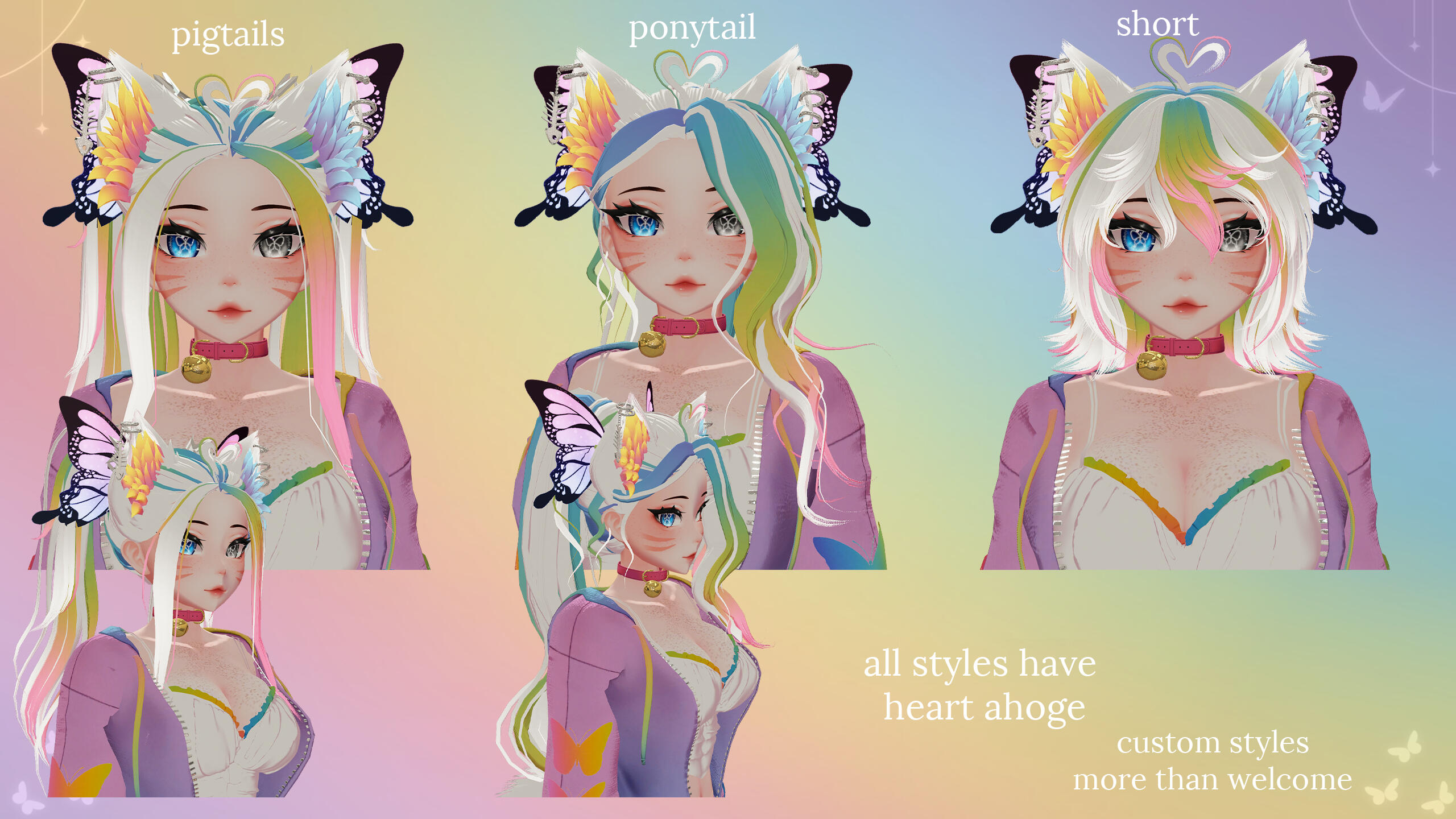 Additional Hairstyles